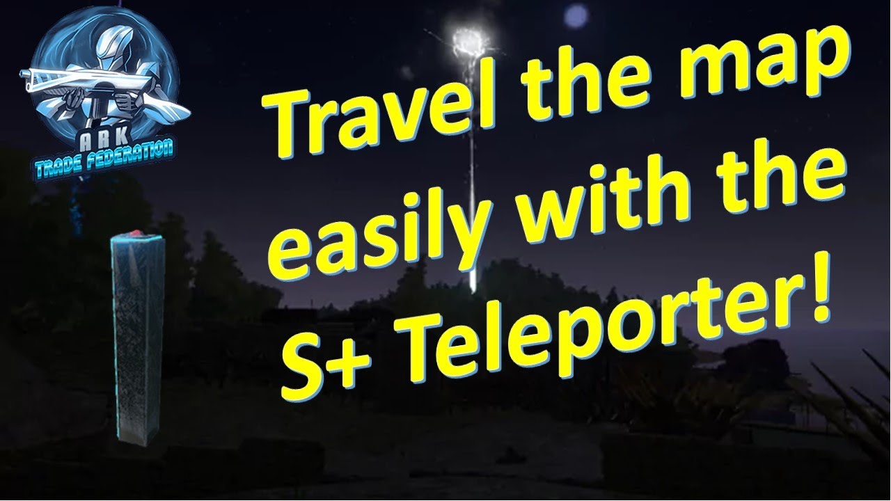 The S+ Teleporter makes travel easy on the Ark!!!