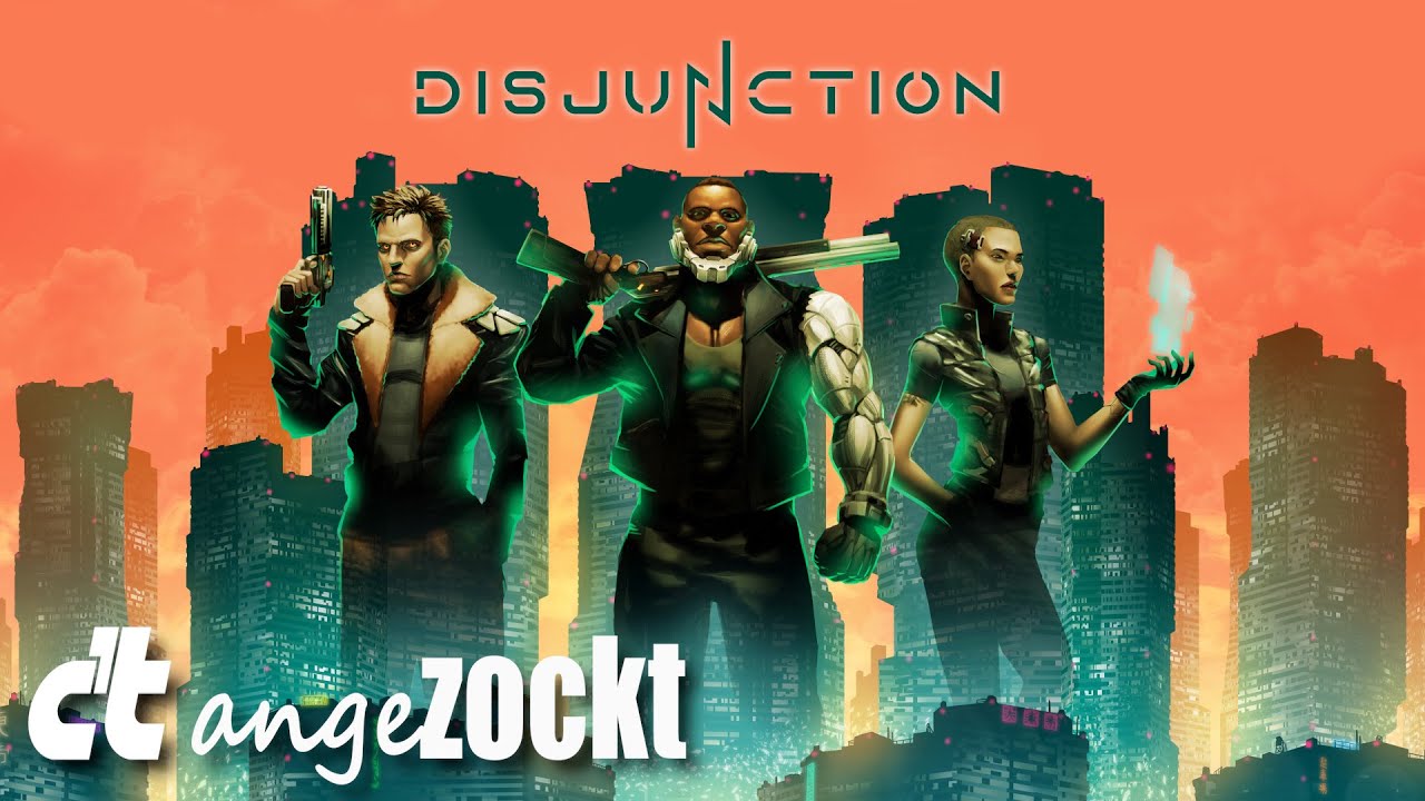 c't angezockt: das Cyberpunk-Schleichspiel Disjunction | Linux/Proton