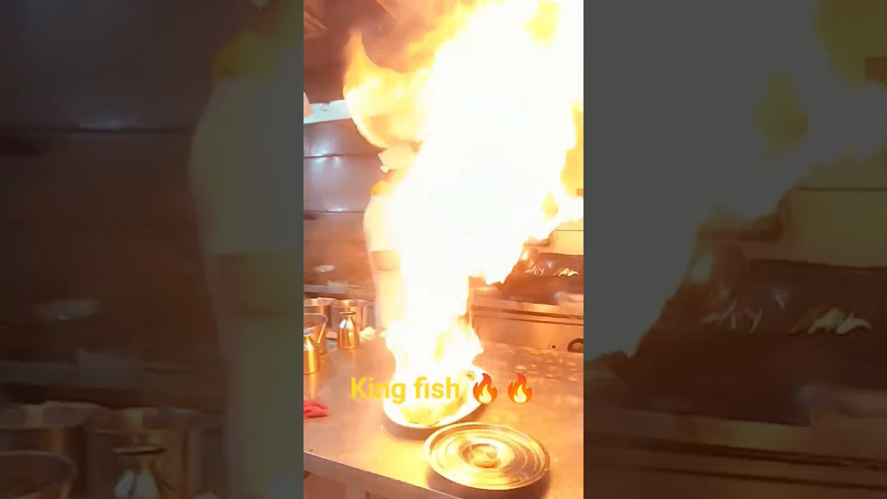 stream King fish🔥#chinesefood #fish #seafood