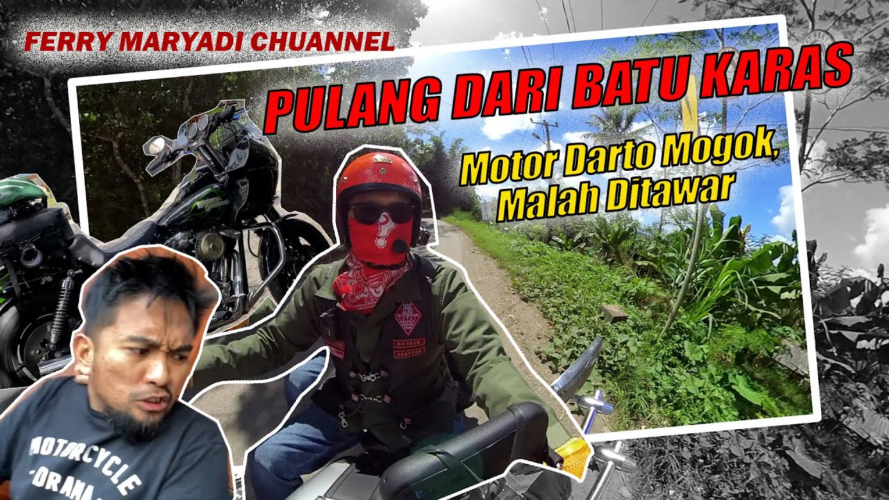 RIDING PULANG DARI BATUKARAS, MOTOR DARTO RUSAK NENG SILVY IKUT NGAMBEK #motovlog