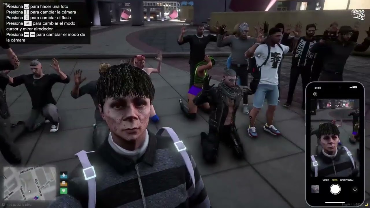 Boo y Buah secuestro masivo en Plaza central | Spain RP