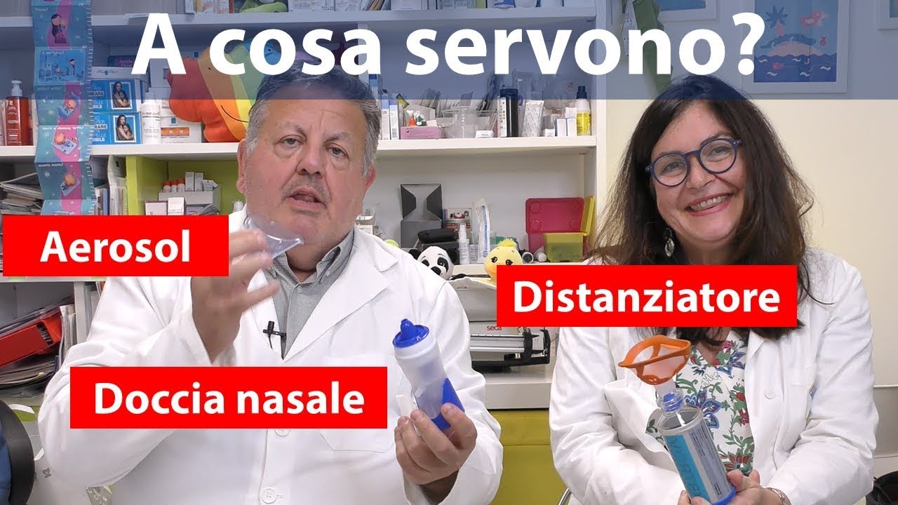 Aerosol, doccia nasale e distanziatore: a cosa servono. Cosa dicono i Pediatri.