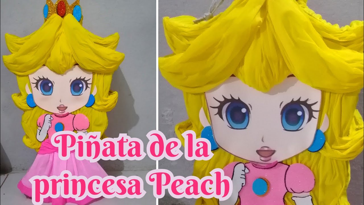 Cómo hacer piñata de la princesa Peach