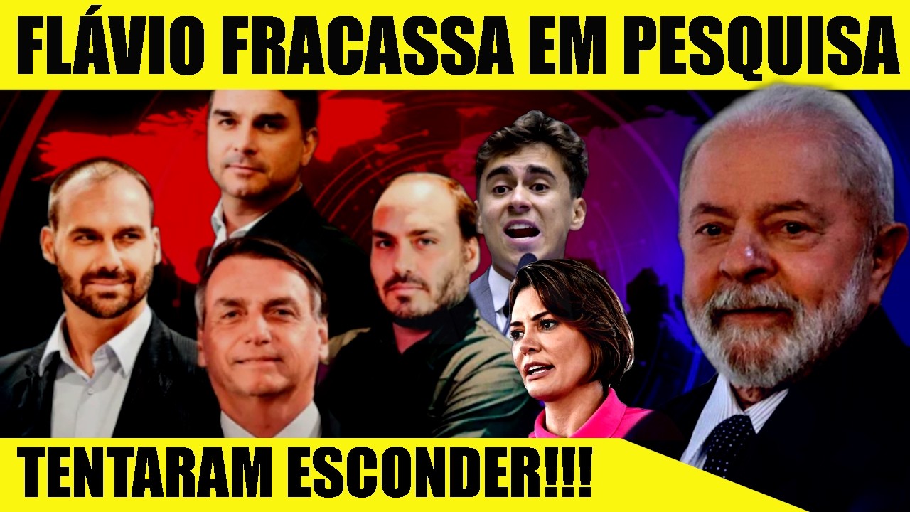 NETINHA DE LULA METE A BOCA EM FL&Aacute;VIO BOLSONARO AP&Oacute;S SURGIR SEU PONTO FRACO EM PESQUISA!
