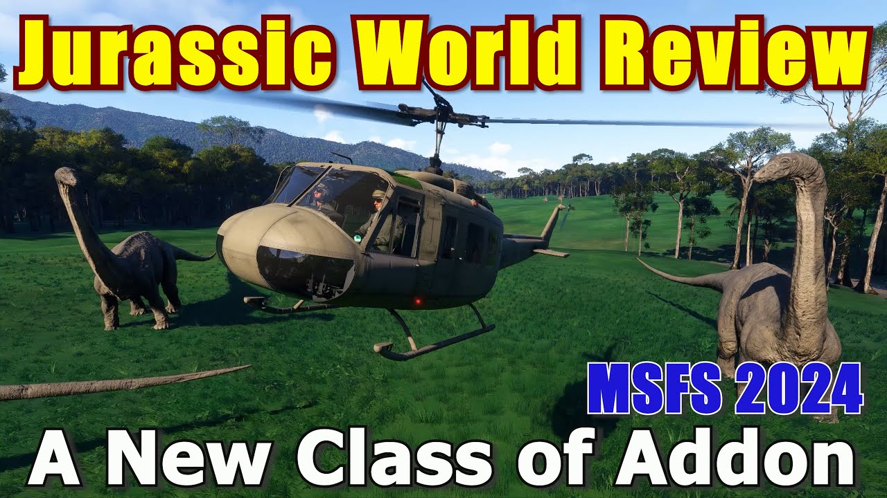 BEST IN SHOW! Jurassic World Archipelago Addon Review | MSFS 2024