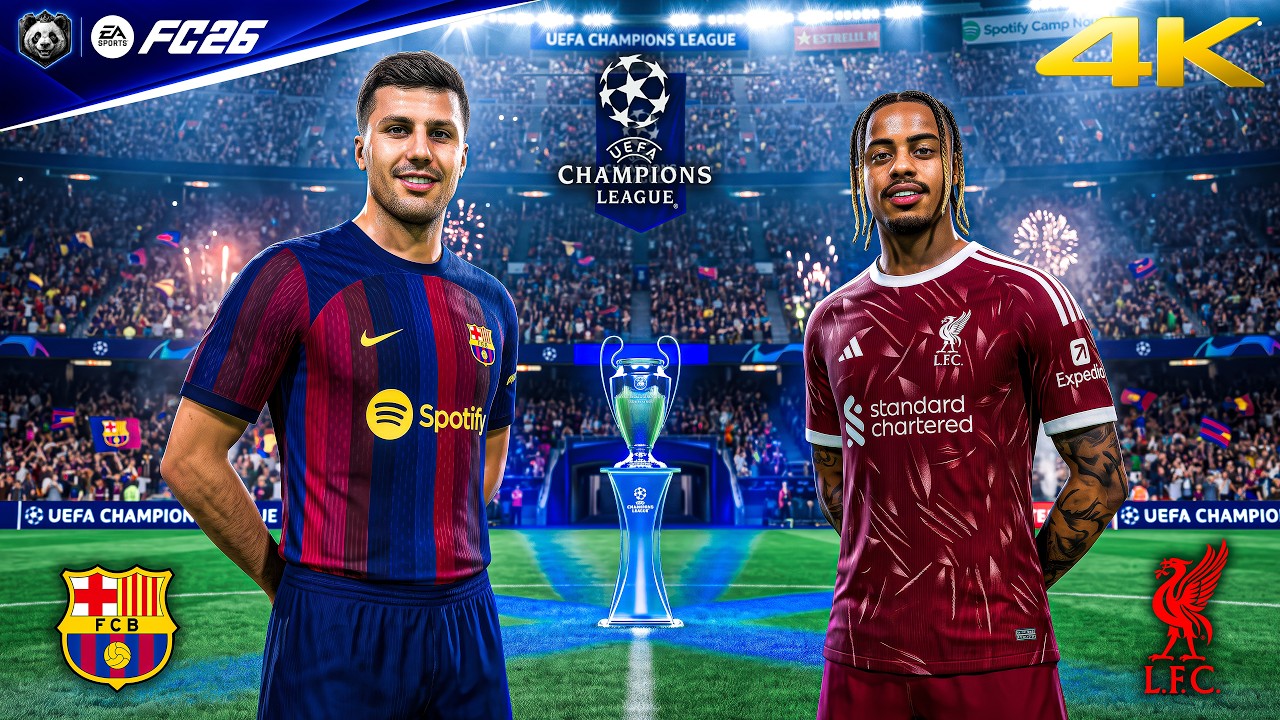 FC 26 &mdash; Барселона против Ливерпуля &mdash; Лига чемпионов УЕФА, полный матч | PC&trade; [4K60]