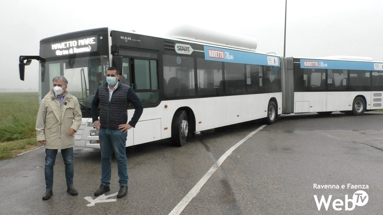 Rinnovato il Navetto Mare per Marina di Ravenna e Punta Marina: autobus da 18m e novità alle fermate