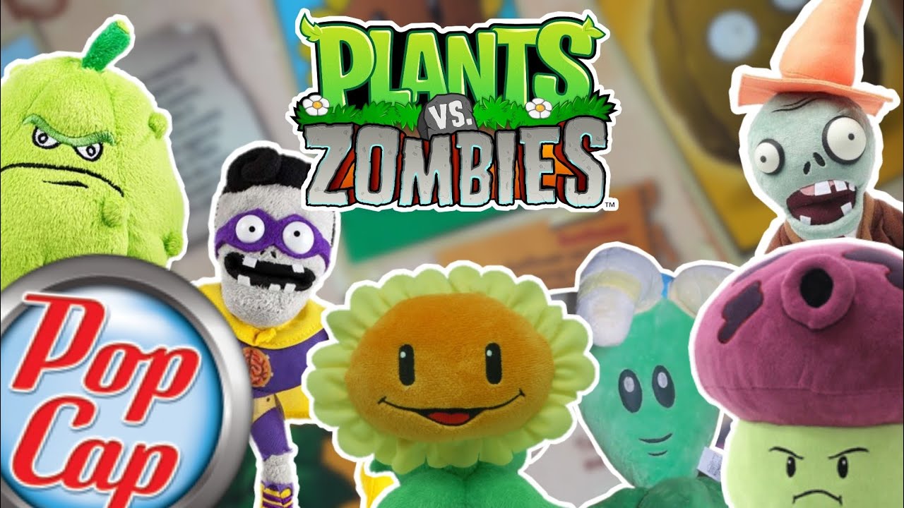 Todos los peluches OFICIALES de pvz - plants vs zombies - (che pvz)
