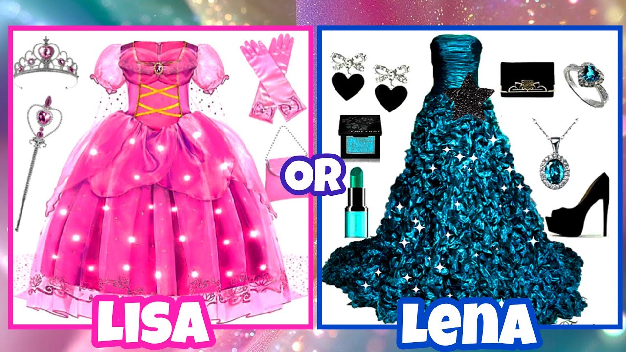 Lisa or Lena 💗🥳✨ Pink vs blue 💙💗Ep 339 #cute #fypシ #random #lisaorlena #lisa #lena #bedroom 