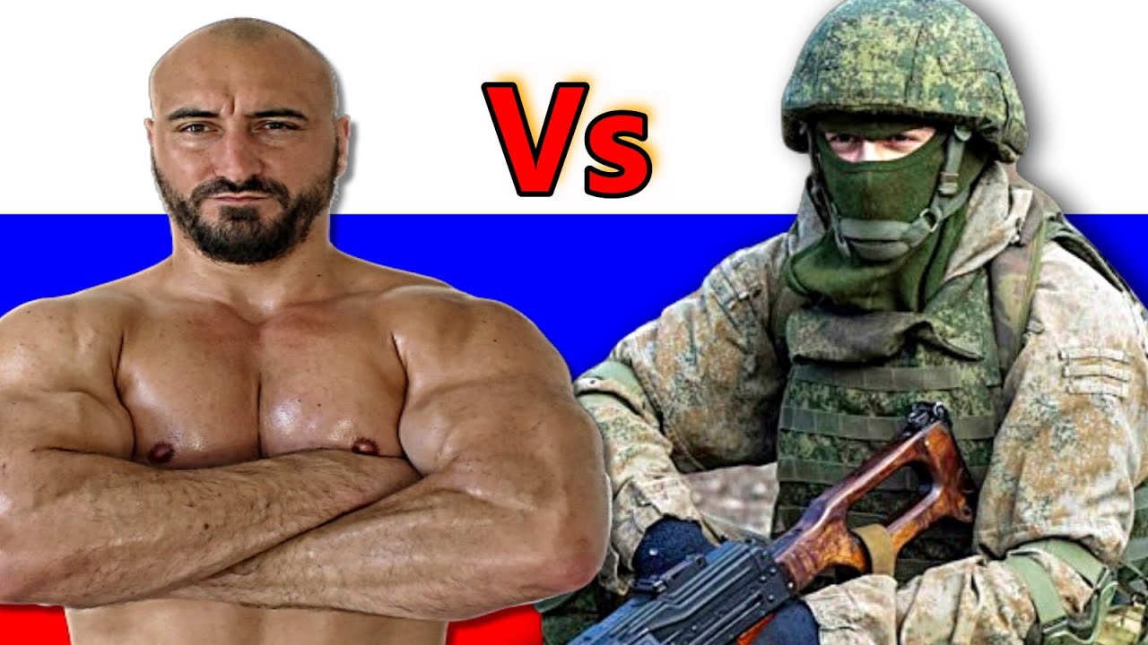 Bodybuilder Tries the Russian Army Fitness Test