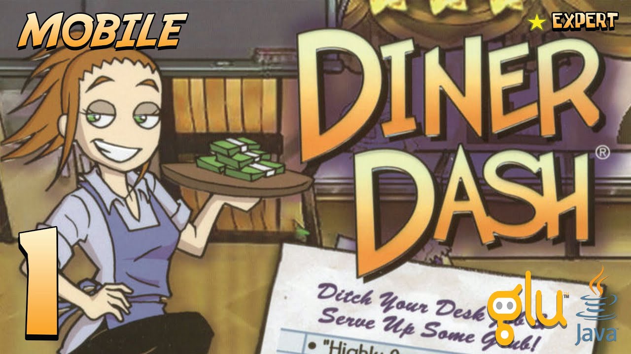Diner Dash (Mobile/Java) - Walkthrough Part 1 - Diner, Level 1 to 10