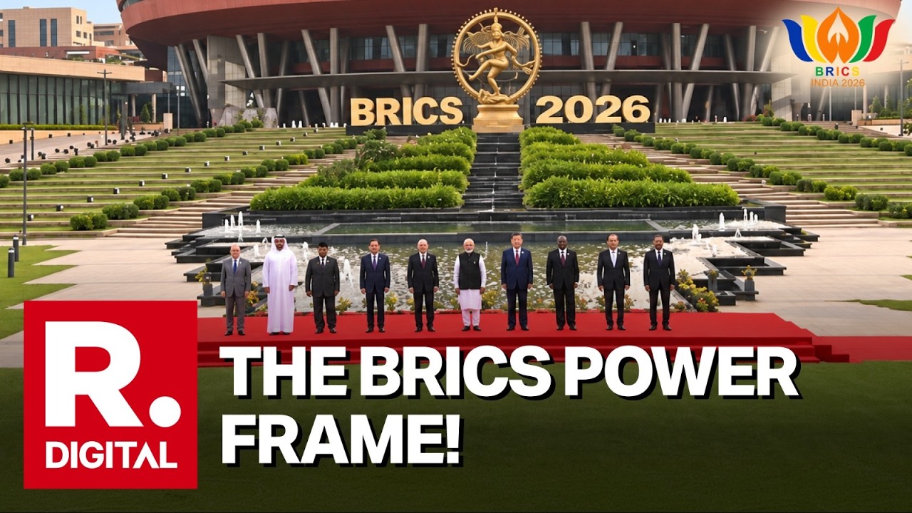 BRICS 2026: PM Modi, BRICS Leaders&rsquo; Family Photo & Tree Plantation at Bharat Mandapam