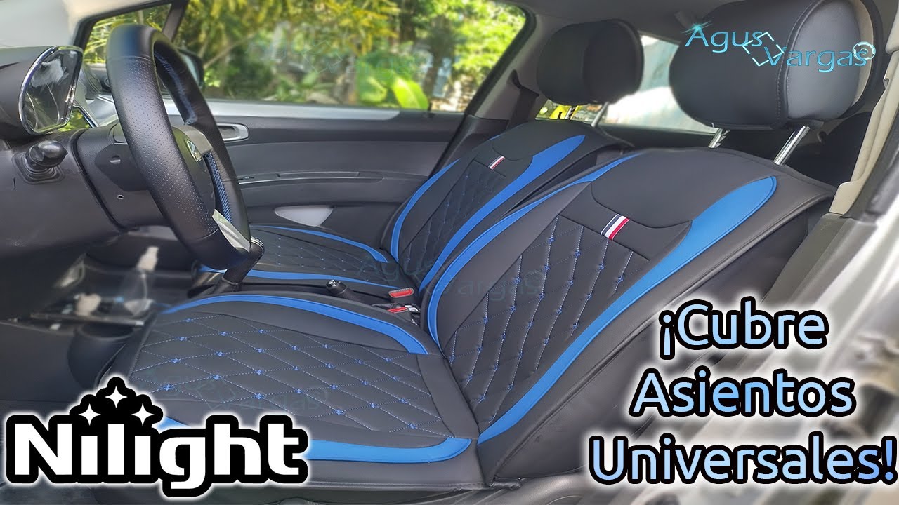 INSTALANDO CUBRE ASIENTOS DE CUERO @Nilight UNIVERSALES | Agus Vargas