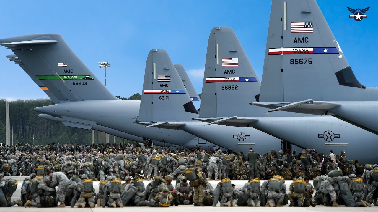 US Army Paratroopers Deployed to Middle East
