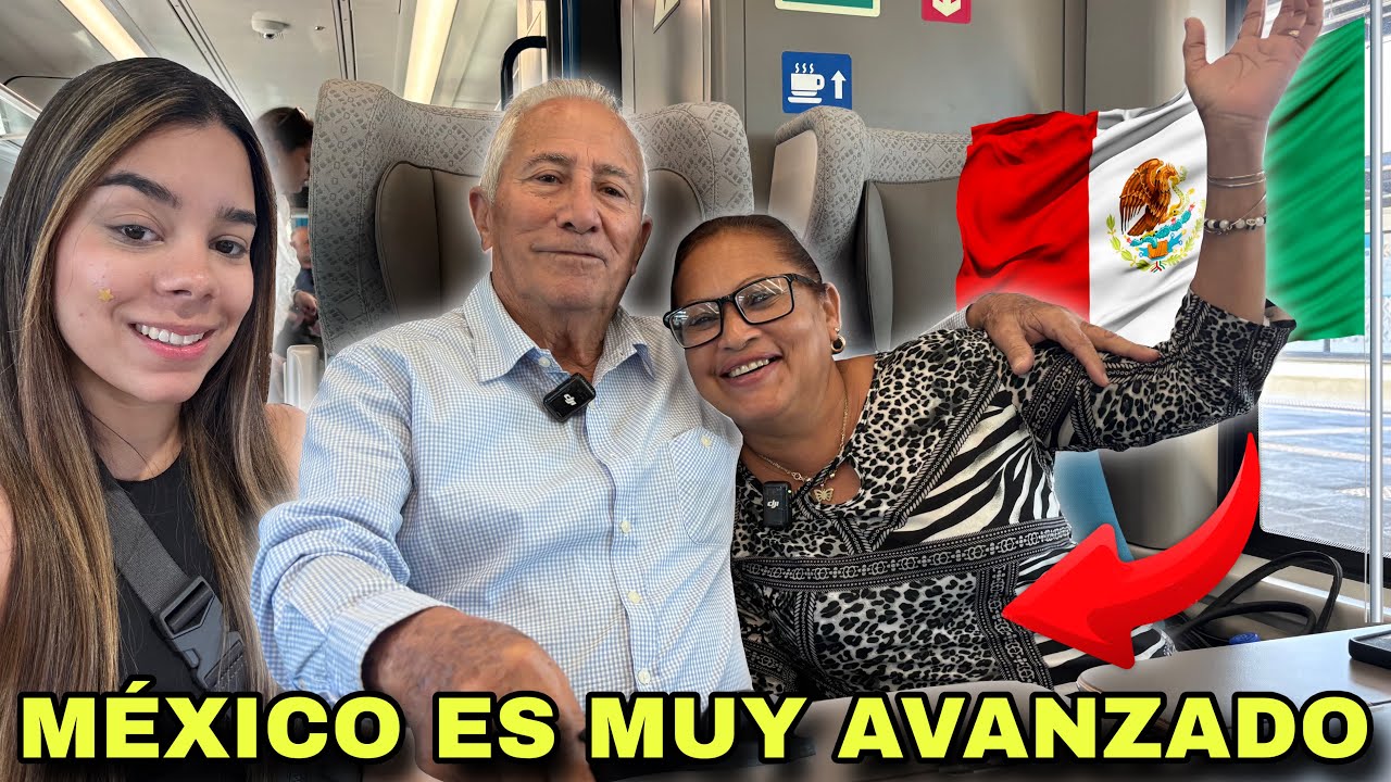 🇨🇺Mi Familia estalla de emoción al conocer el TREN MAYA😱México un país del PRIMER MUNDO 🌍 