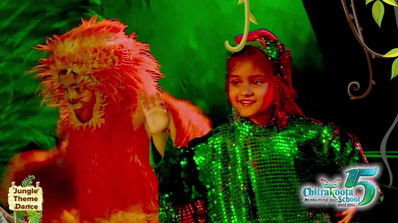 JUNGLE THEME DANCE by Pre-Primary Children in Ananyotsav -2020, Chitrakoota School, Bangalore