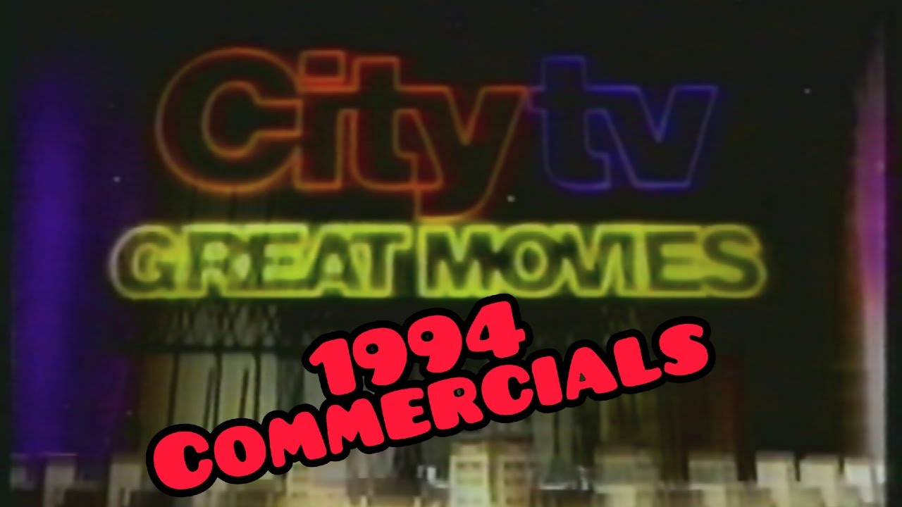 1994 TV COMMERCIALS CITY TV CANADA  📼  90's RETRO TV COMMERCIALS VOL 104