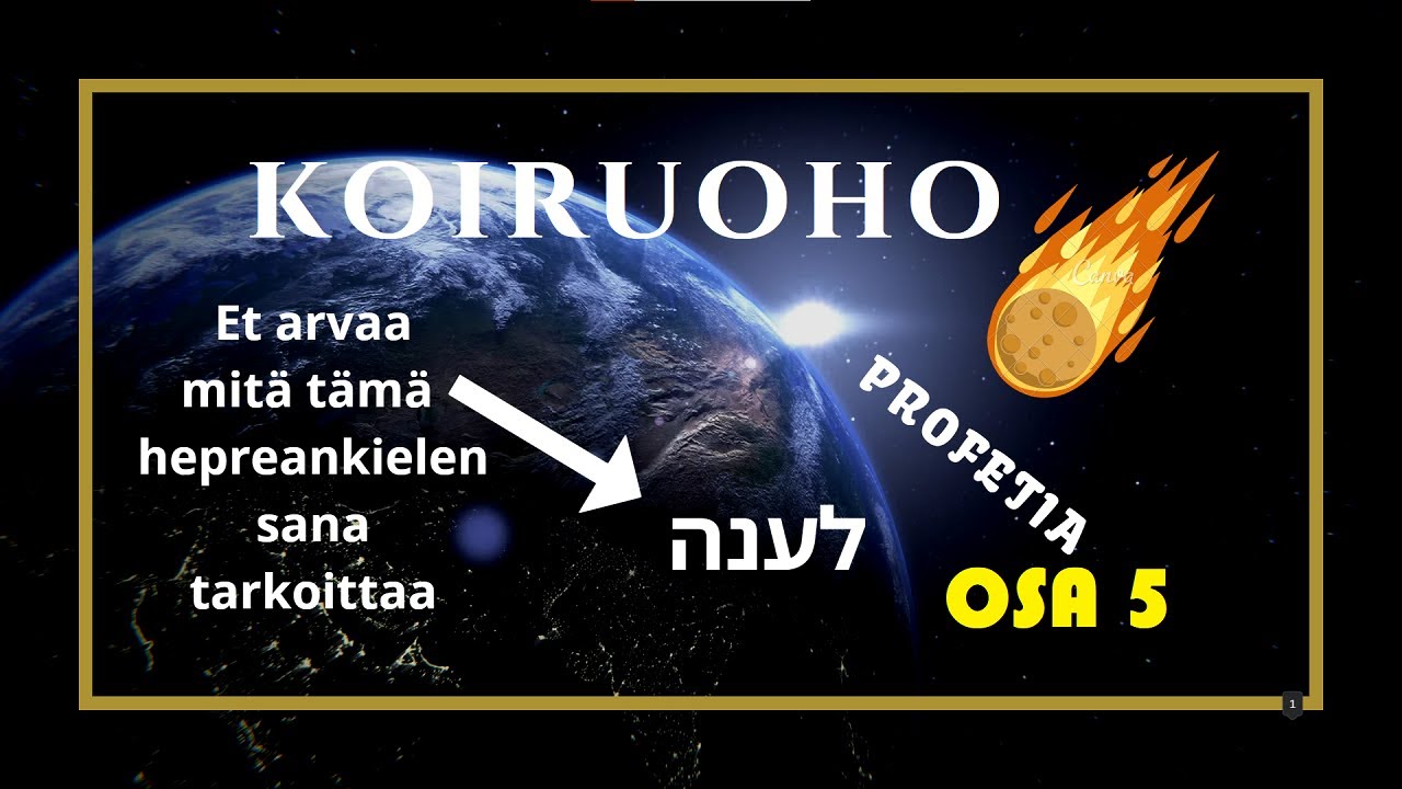 Koiruoho - milloin se iskee Maahan ?