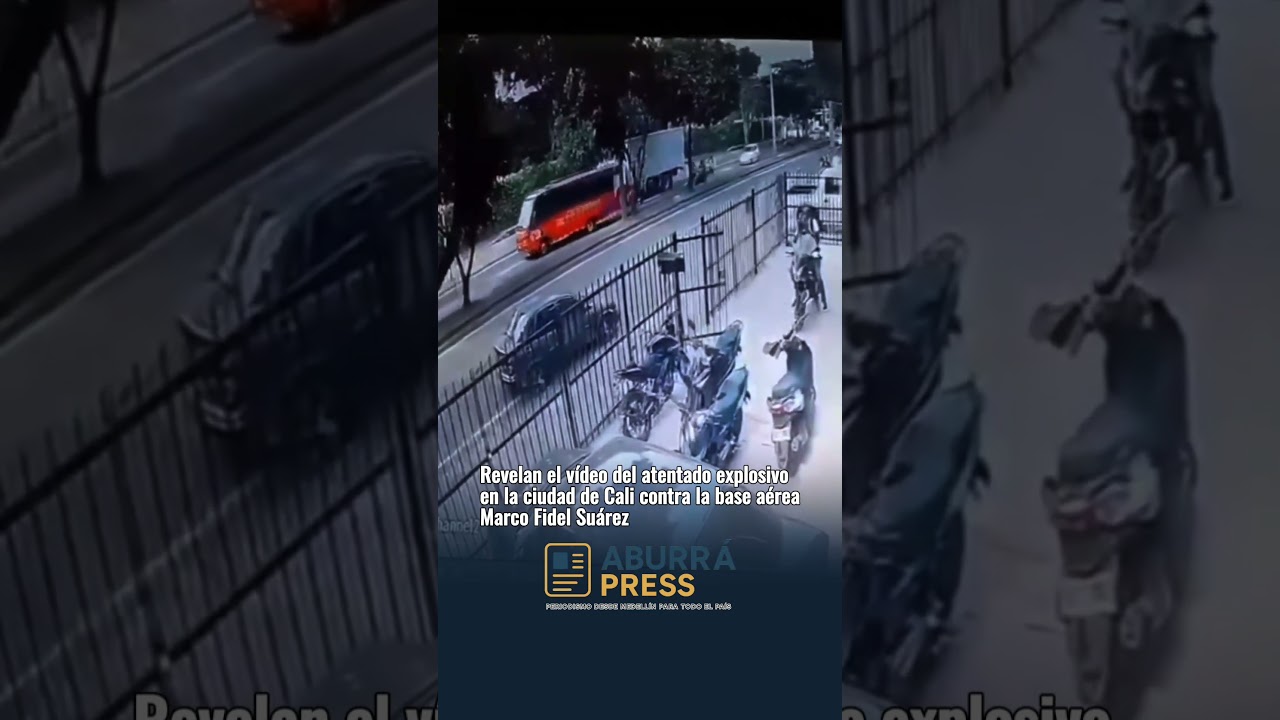 Revelan video del momento en que explot&oacute; el carro bomba en Cali