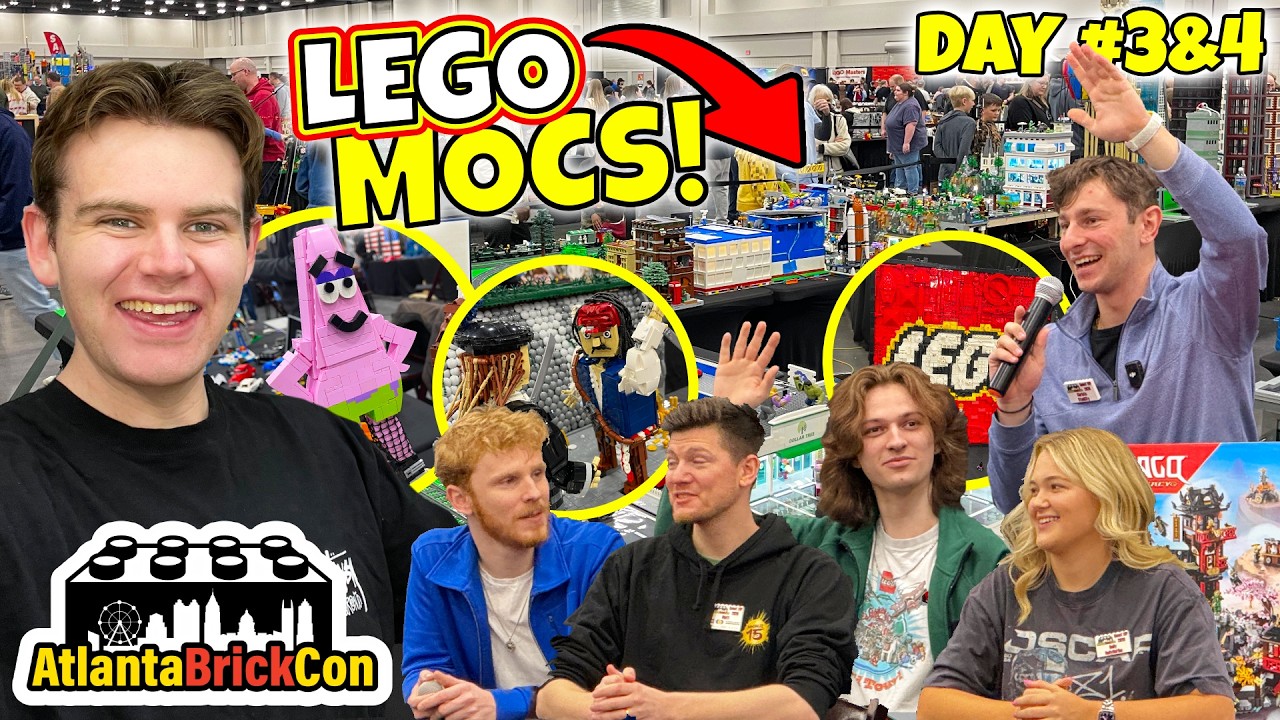 Невероятные творения из LEGO на выставке Atlanta Brick Con 2026 | Видеоблог за 3 и 4 дни