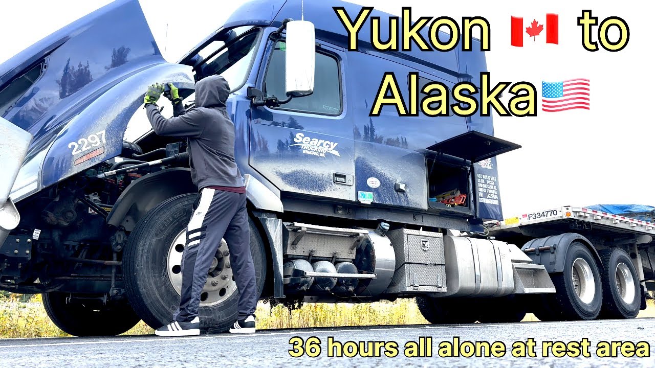 Yukon 🇨🇦 to Alaska 🇺🇸 | Road Trip | Canada to USA | Indian Trucker Driving in Canada | 3