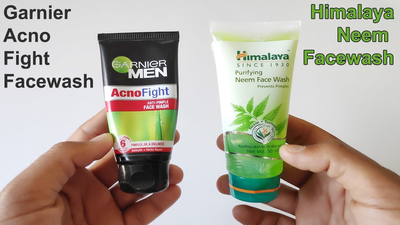 Garnier Acno Fight Facewash Vs Himalaya Neem Face wash | Which Will Best for You