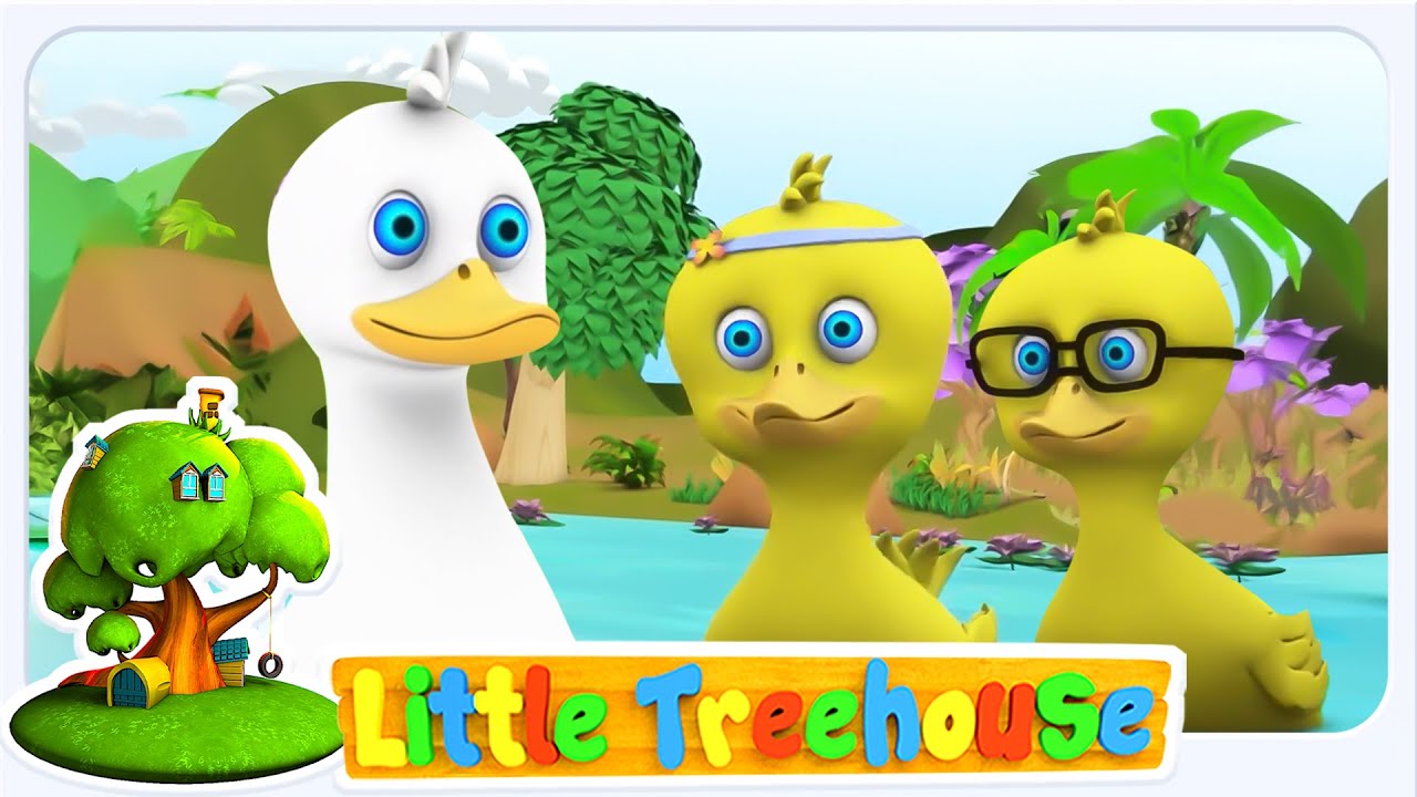 Fem Sm&aring; Ender-Sang + Flere L&aelig;ringsrim For F&oslash;rskolebarn Av Little Tree House