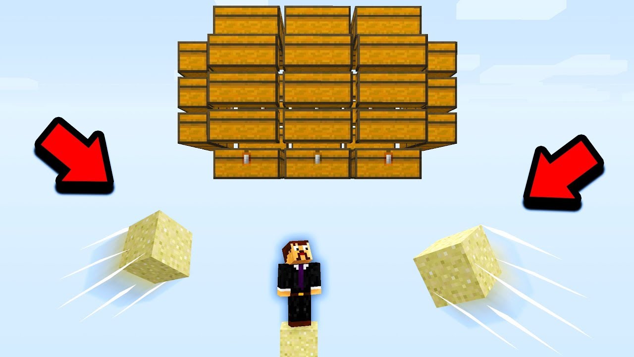 Minecraft faction SKYBASE was claimed & impossible to RAID?  (200IQ IDEA)
