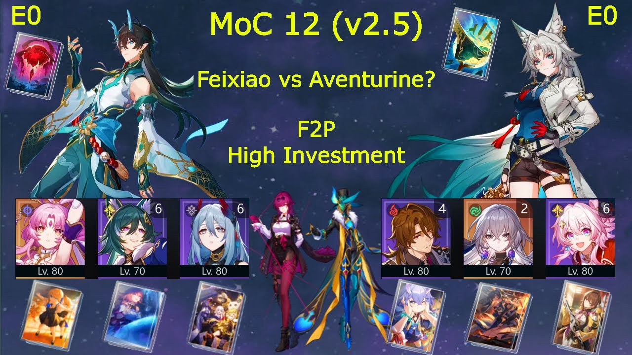 E0 Dan Heng IL & E0 Feixiao | F2P MoC 12 | 2.5 Honkai Star Rail