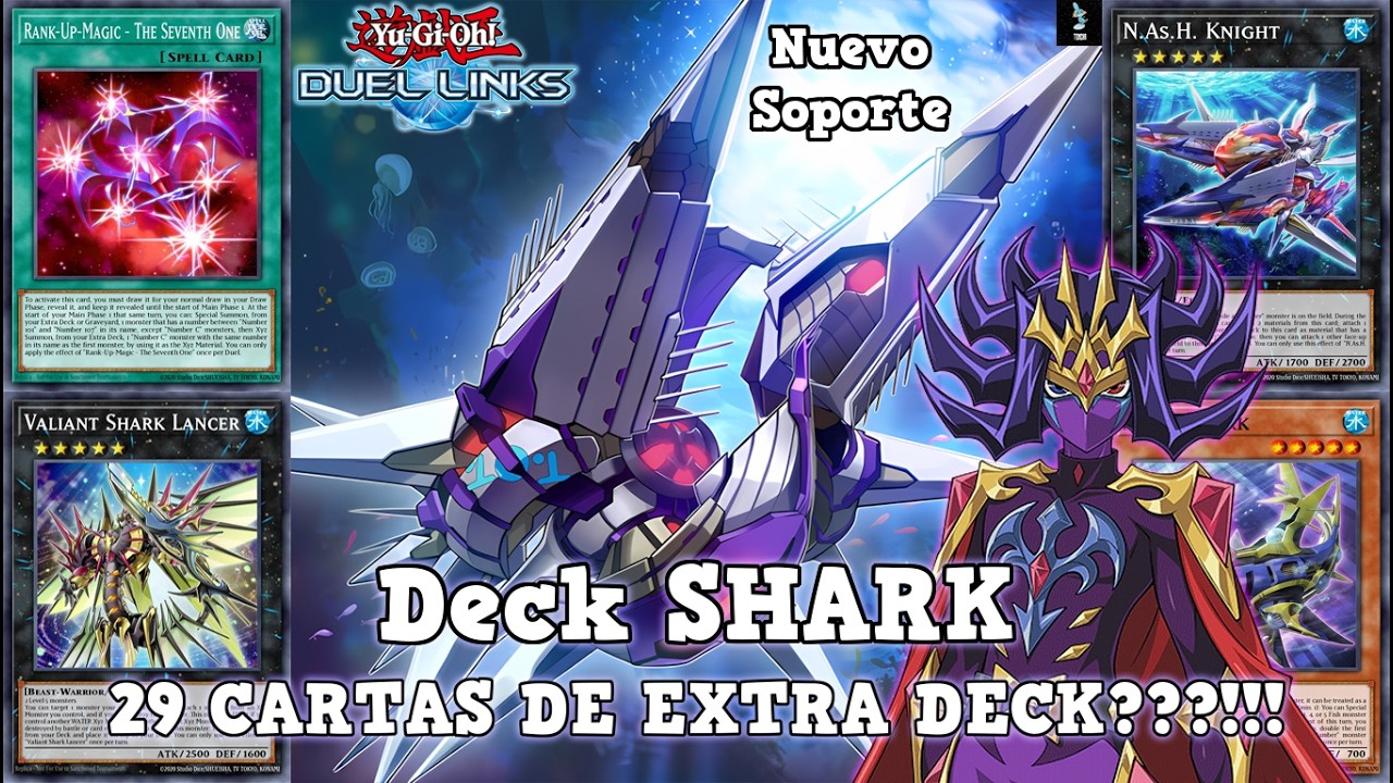 DECK SHARK / TIBURÓN LLEGA EL LÍDER BARIAN CON 29 CARTAS DE EXTRA DECK???!!! | Yu-Gi-Oh! Duel Links