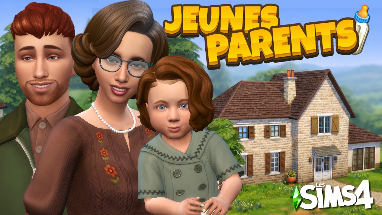 Cette STARTER est PARFAITE pour de jeunes parents 🍼 Les Sims 4