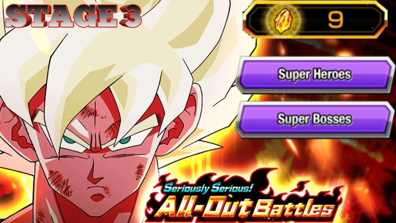 ALL MISSIONS! SERIOUSLY SERIOUS ALL OUT BATTLES STAGE 3 VS TRUNKS - Dragon Ball Z Dokkan Battle