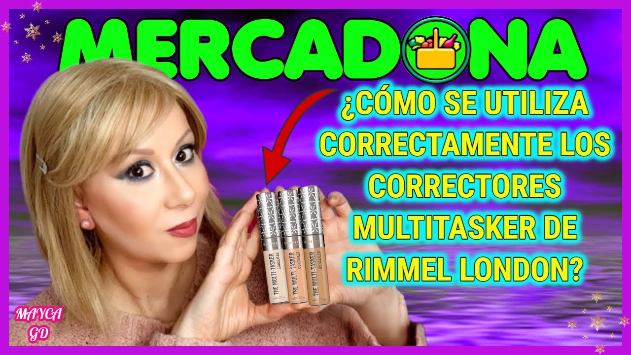 🔥MERCADONA NOVEDAD🔥¿CÓMO SE UTILIZA CORRECTAMENTE LOS MULTITASKER DE RIMMEL LONDON?🌺MAYCA GD