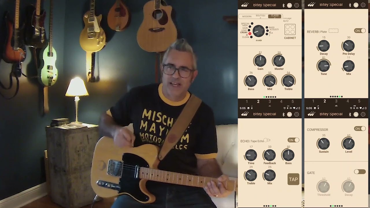 Yamaha THR30 ii Country Tone Settings (with screen shots and examples on a '52 Telecaster)