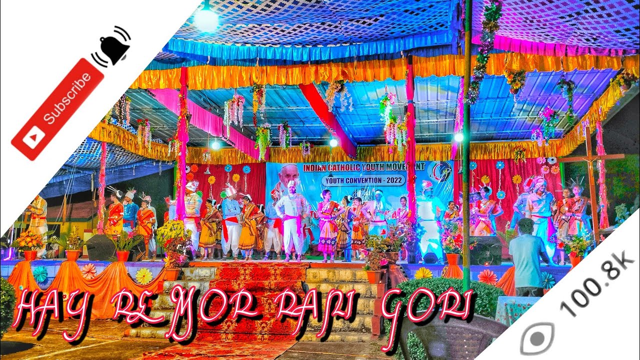 KUNKURI || youth convention hay re mor rani Gori dance video 2022 कुनकुरी युवा सम्मेलन नृत्य 2022
