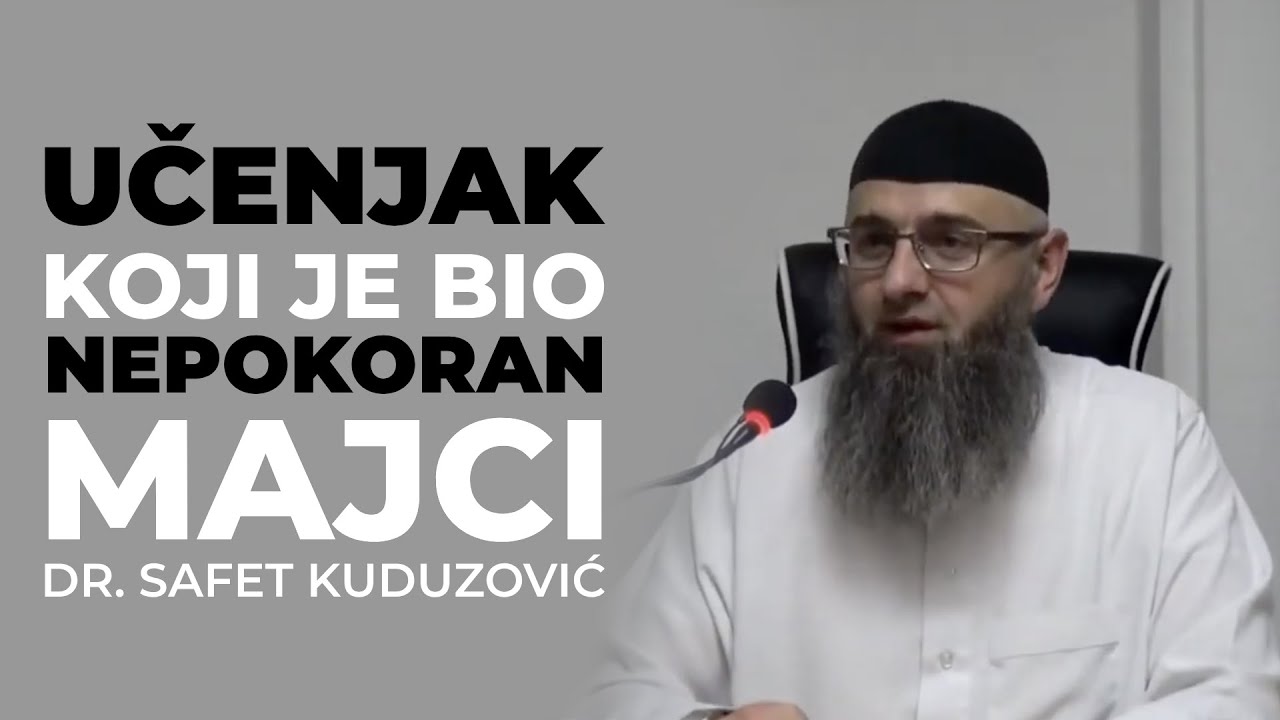 Učenjak koji je bio nepokoran majci - dr. Safet Kuduzović