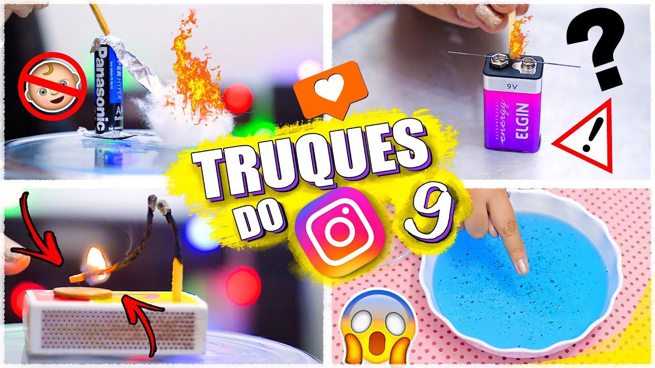 TESTANDO TRUQUES BIZARROS DO INSTAGRAM 9! | Blog das irm&atilde;s
