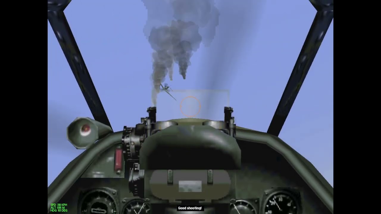 P-51 vs BF-109 Dogfights - European Air War 1998