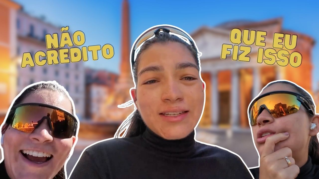 LEVANDO VOCÊS PRA CORRER COMIGO PELA ITÁLIA