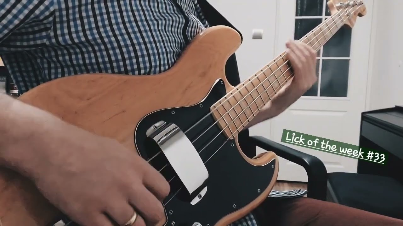 Plectrum bass groove - Lick of the week #33