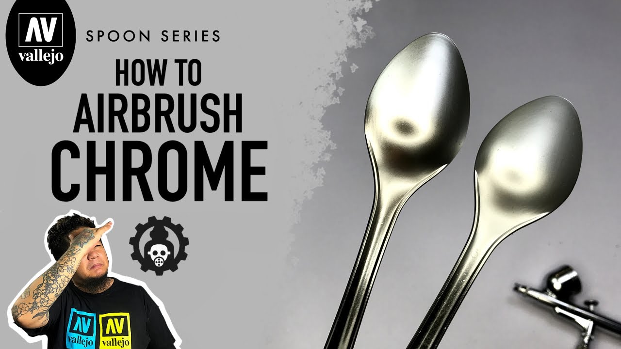 How to Airbrush Acrylic Chrome | 2021 | Vallejo Colors