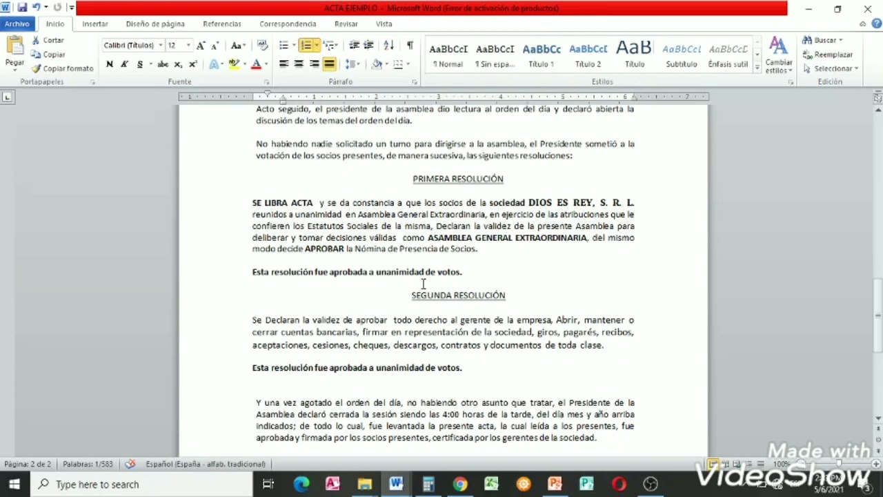 Cómo redactar actas de asamblea!