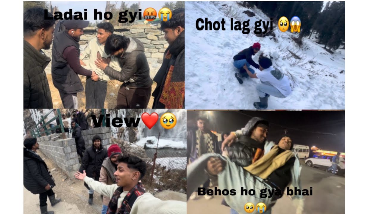 Kashmir mai ladayi hogyi 🤬😱 (Unfiltered Vlog)