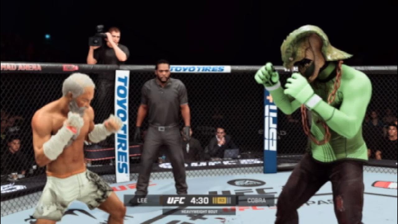 UFC 5 - Old Bruce Lee vs. Green Cobra - Super Dragon