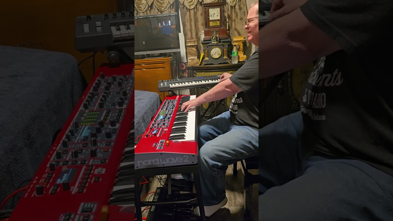 Nord Wave 2 Orchestral Strings, Yamaha MX49 Flute and Oboe