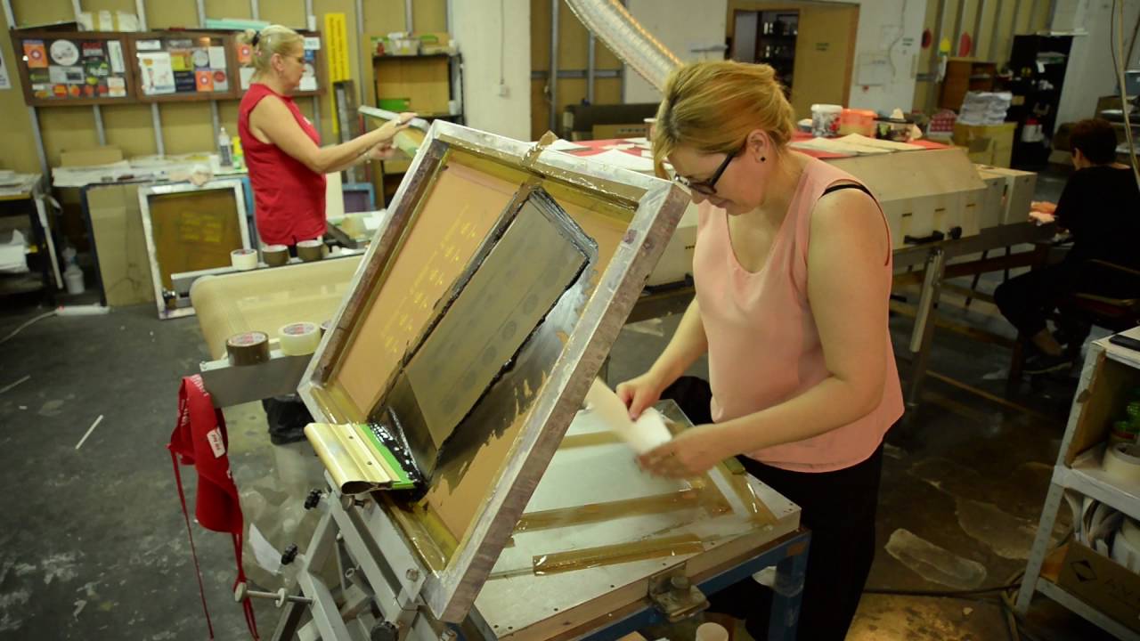 Kipa_serigrafie manuală