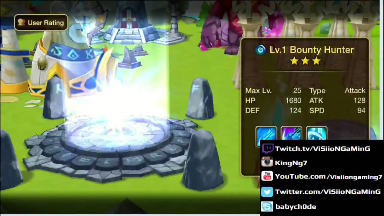 Summoners War | 10 Mystical Scrolls Summoning [HD]