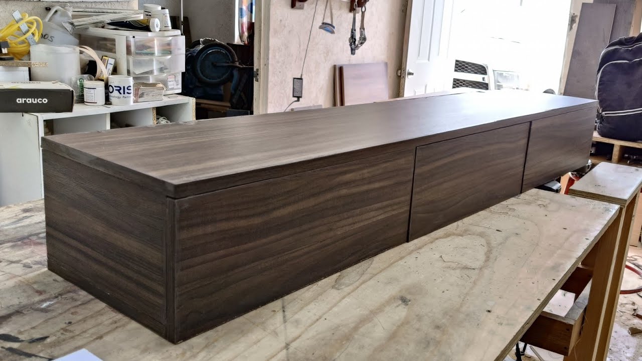 Cómo Fabricar mueble flotante para pantalla