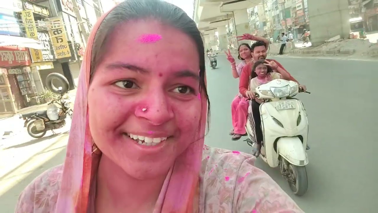 Aaj holi ma bhott mazza aaya 😄😄