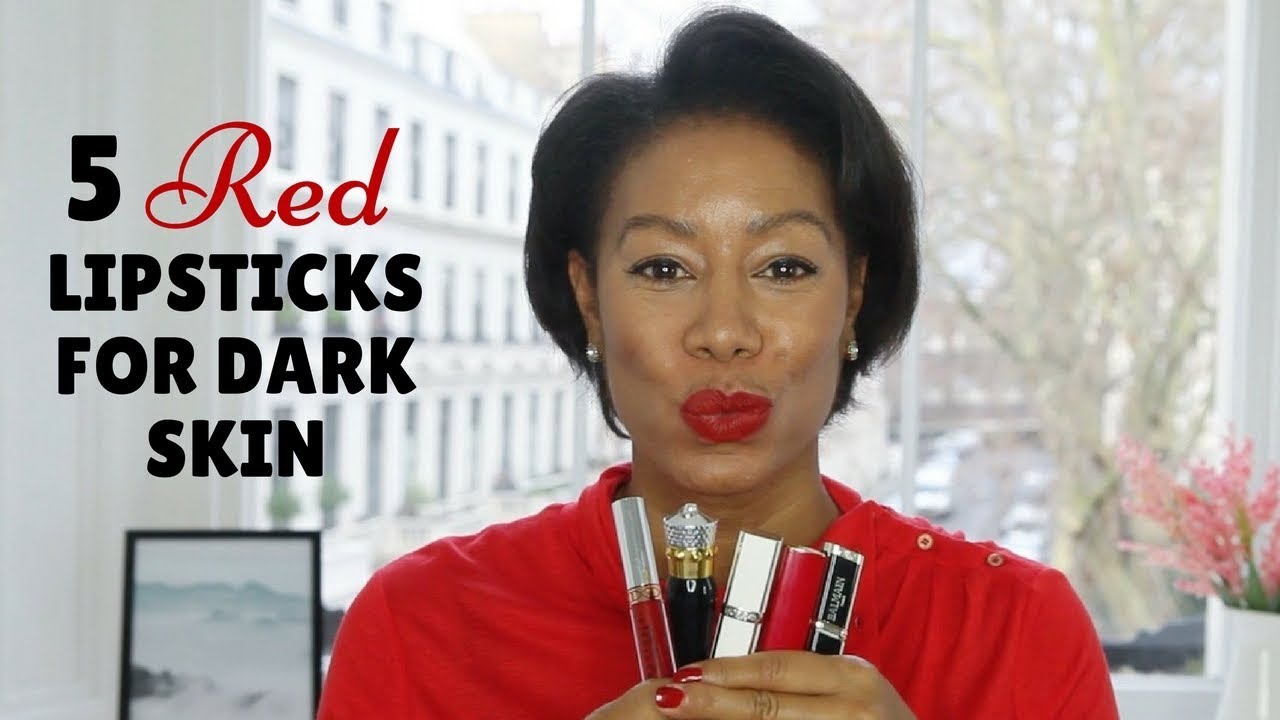 Red Lipsticks For Dark Skin | Time With Natalie